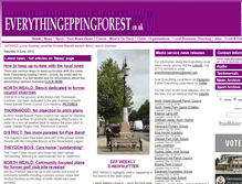 Tablet Screenshot of everythingeppingforest.co.uk